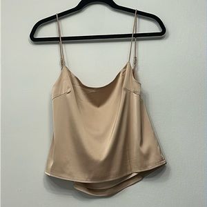 Superdown gold top size small with adjustable straps